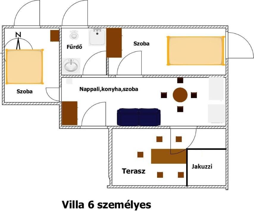 Smeraldo Villa Siófok Buitenkant foto